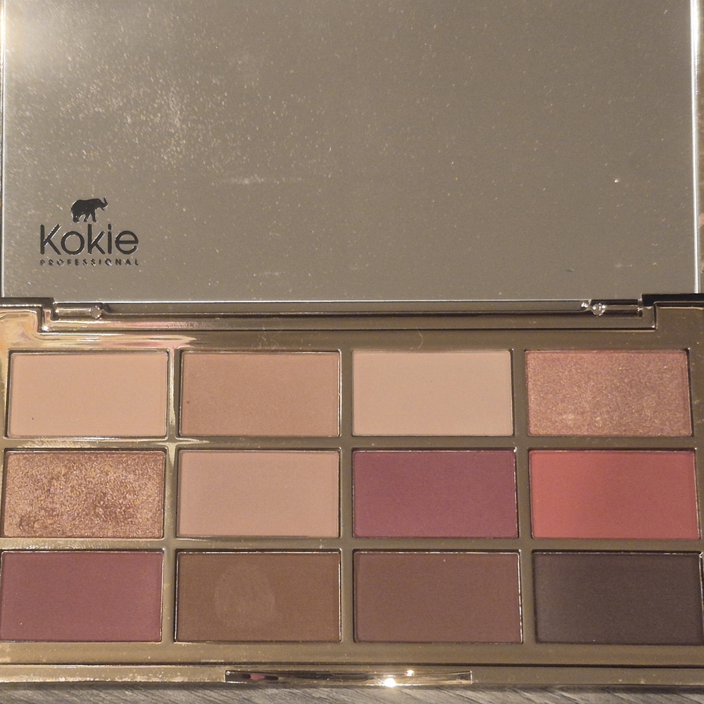 Kokie Professional Eyeshadow Palette - Rich Pink and Brown Hues